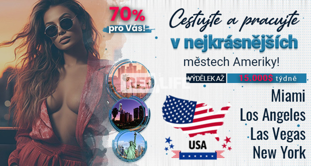 Escort práce v Americe pro