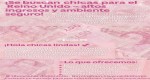 Se buscan chicas para trabajar